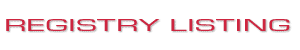 REGISTRY LISTING